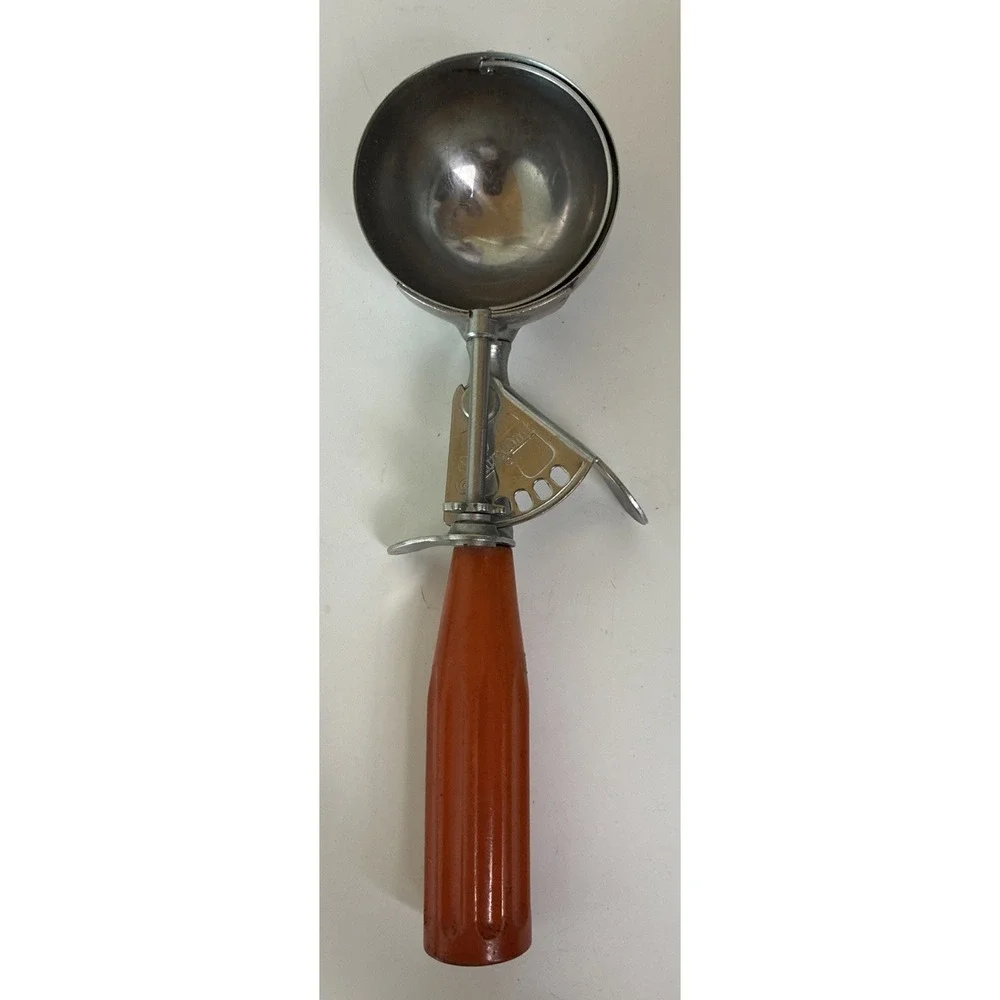 Shore Craft Ice Cream Scoop Batter Stainless Steel Bakelite 2 2/3oz  #12 Vintage